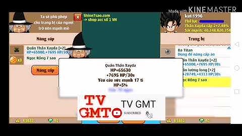 Ngọc rồng online # ép quần thần linh xayda 15%