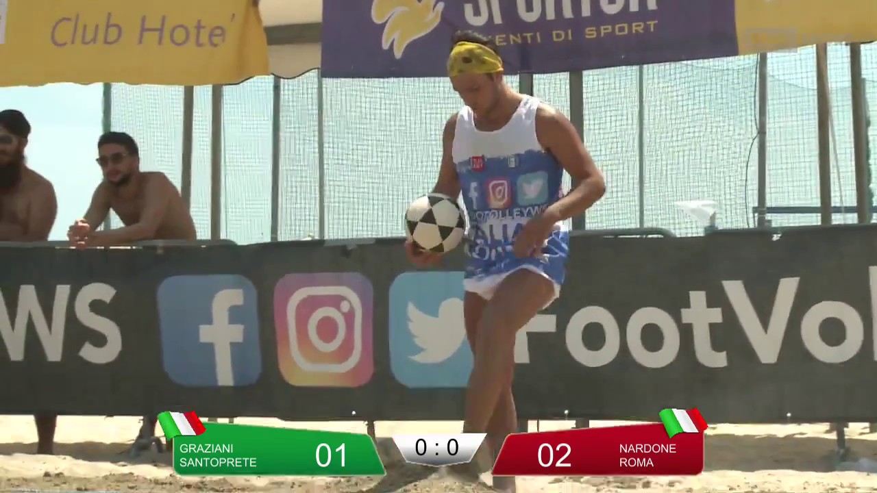 Foot Volley WS 2K17 Cervia - Quarti - Graziani - Santoprete vs Nardone - Roma