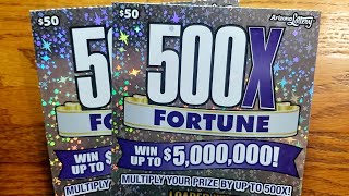 ARIZONA LOTTERY-- 500X FORTUNE!!