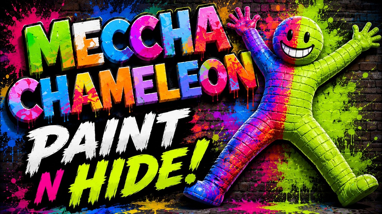 meccha chameleon PAINT AND HIDE is INSANE!