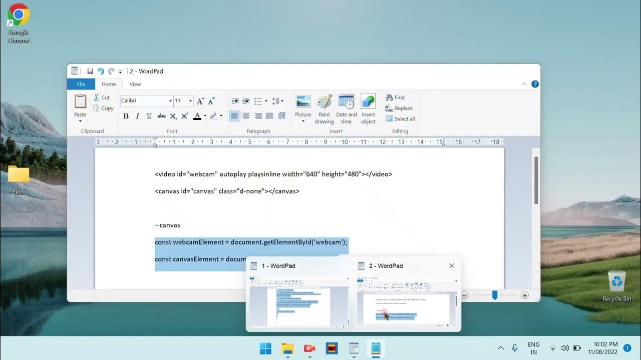 How to access Webcam and take photo with JavaScript - YouTube