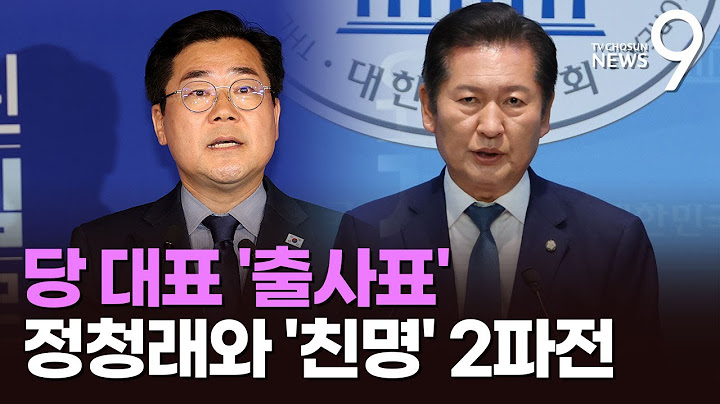 박찬대 "이젠 내가 李 곁 지키겠다" 당대표 출마…정청래와 '찐명' 2파전 [뉴스9]