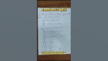 Exercise 5.7 Qn11 Solutions Class 12 Maths Chapter 05 || Ex 5.7 Qn11 Sol | Ch 05 Maths | Class 12 ||
