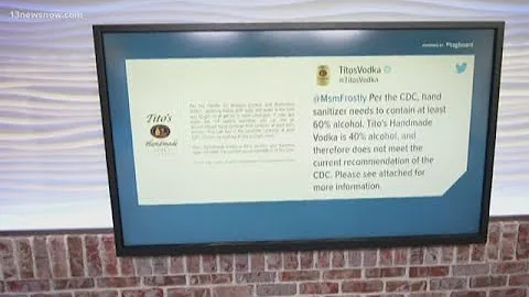 No, you cannot use Tito's Vodka as a replacement for hand sanitizer