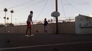 TRASH TALKING KID GETS EXPOSED!1V1 BASKETBALL