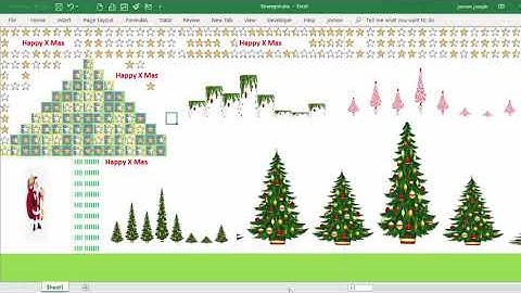 Enjoy Christmas with Excel