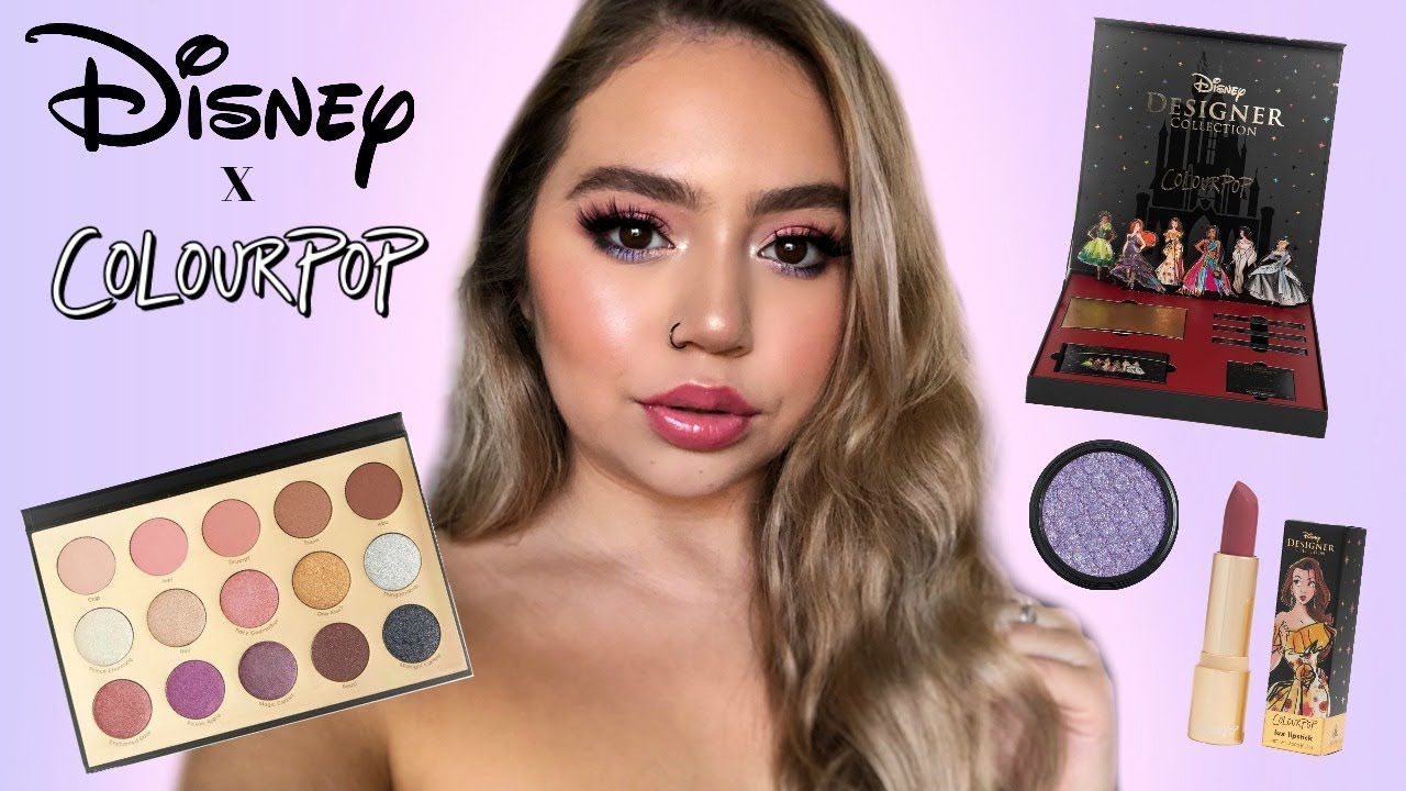 Colourpop X Disney Designer Collection Review Tutorial Makeupbytreenz