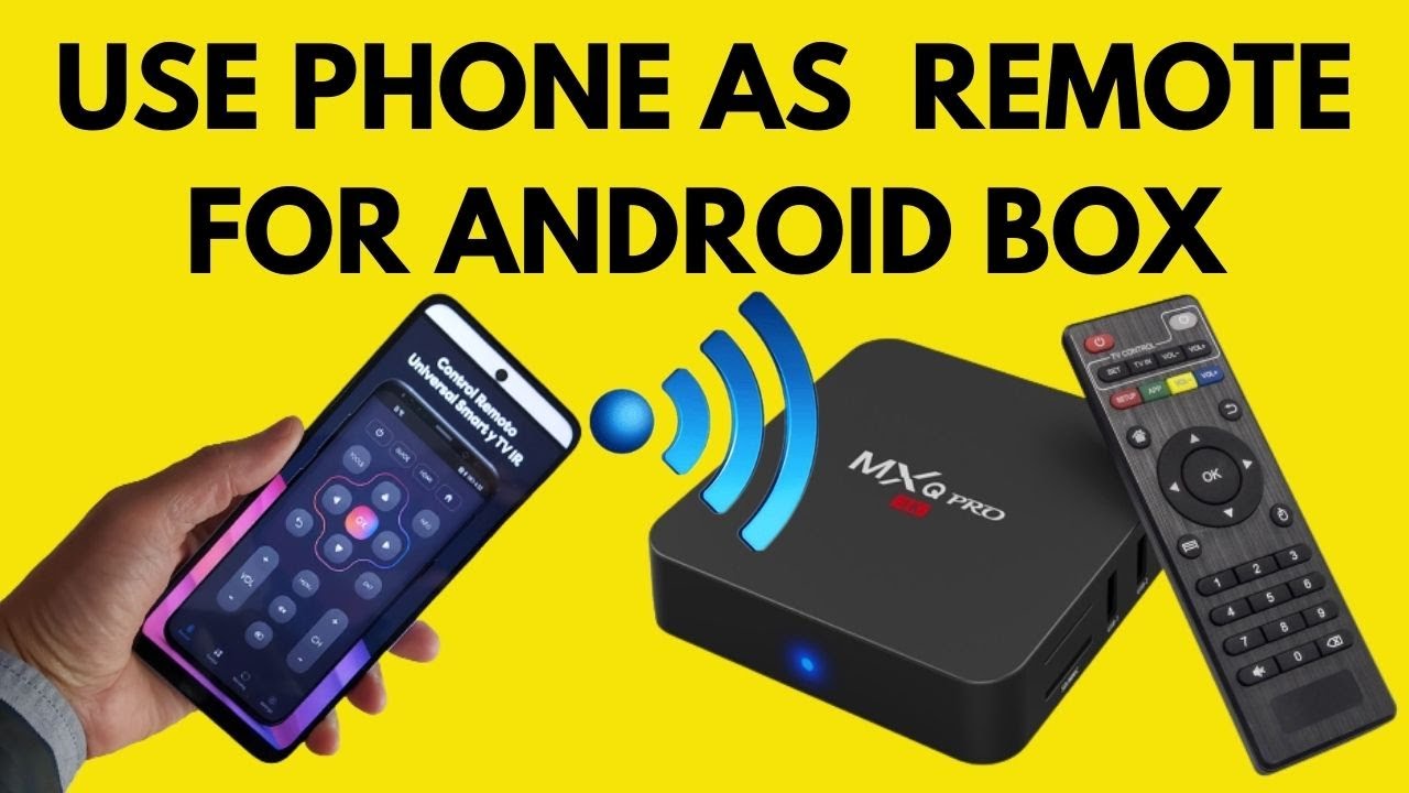 How to use your mobile phone a remote control for an Android TV Box  #remotecontrol 