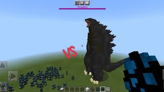 Minecraft But 100 warden VS Godzilla