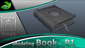 3D Maya Tutorials : 3D Modeling a Book - Part 1