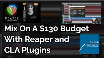 Mixing With Waves CLA Signature Plugins Only In Reaper - Mix Like a Pro On A Budget