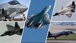 Top  Five 5th Generation Stealth Fighter Jets in the World | 2022