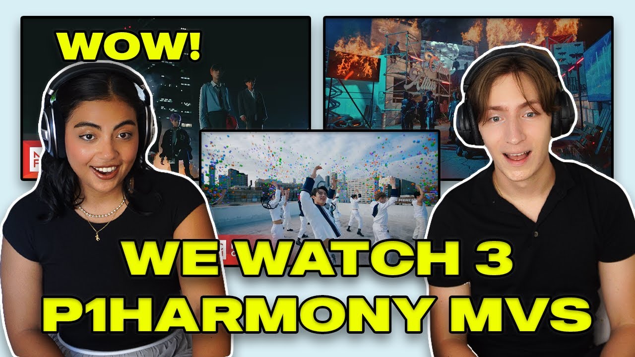 Reacting to 3 P1Harmony MVs - SIREN - Scared - Doom Du Doom | UNDERRATED | Producer Couple Reacts