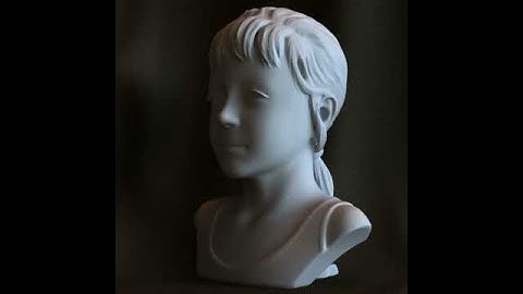 3d printable sculpture "Sarah" STL OBJ 3D print model from CGTrader.com