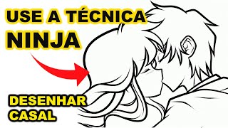 Como Desenhar um Casal se Beijando - Mangá 