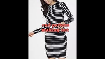 How to make Long dress pattern making system.