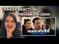 Heads of state trailer review | Priyanka.C | John cena | Prime video | Pratikreeya | Reaction video