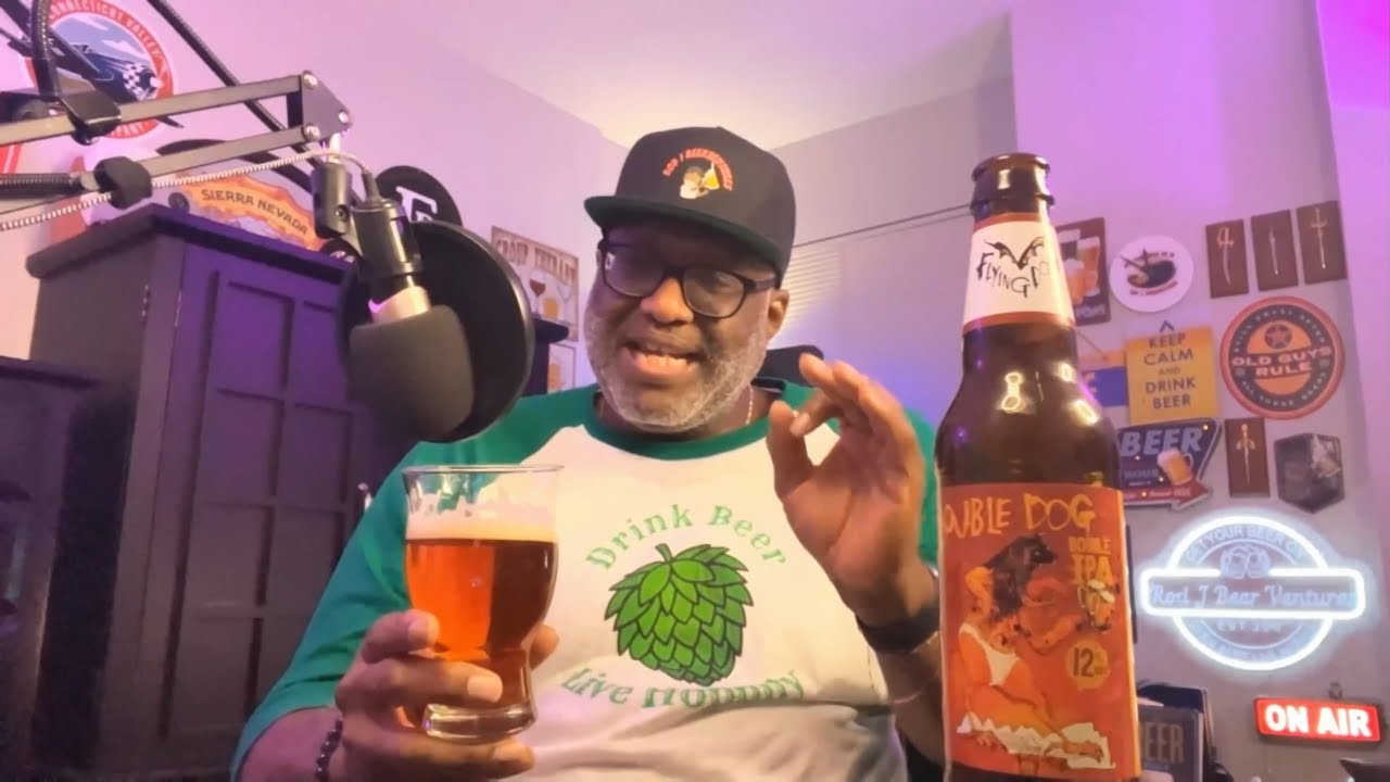 Rod J BeerVentures | Flying Dog Double Dog Double IPA Beer Review