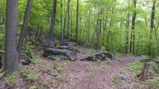 Bootleggers cave Disc Golf Course hole 10 drone flyover