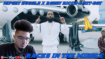Nipsey Hussle - Racks In The Middle (feat. Roddy Ricch & Hit-Boy) | REACTION