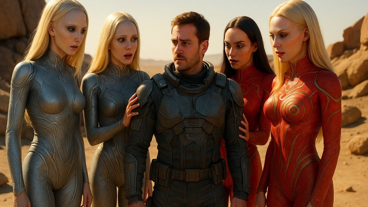 4 Alien Girls In Heat Desperately Beg The Human Male To "Service" Them ...