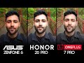 ASUS Zenfone 6 vs Honor 20 Pro vs OnePlus 7 Pro Camera Test Comparison!