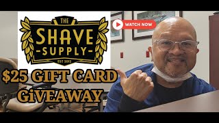 $25 GIFT CARD GIVEAWAY: THE SHAVE SUPPLY