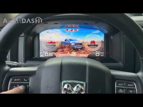 ACARDASH Digital Cluster for Dodge RAM 1500/2500/3500  | 12.3" Virtual Cockpit Upgrade | Plug & Play