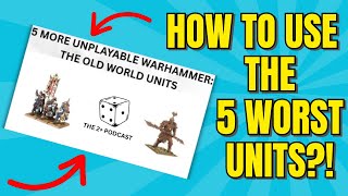 Making the 5 Worst Units Playable | Reaction to "The MOST UNPLAYABLE Units"