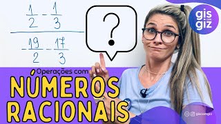 RETA NUMÉRICA - NÚMEROS RACIONAIS \Prof Gis - Matemática