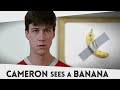 Cameron sees a Banana.