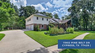 11902 Pine Belt Dr Cypress, TX 77429 House for Sale 4 Bedrooms, 3 1/2 Bathrooms, 3,898 Sqft, 4 G