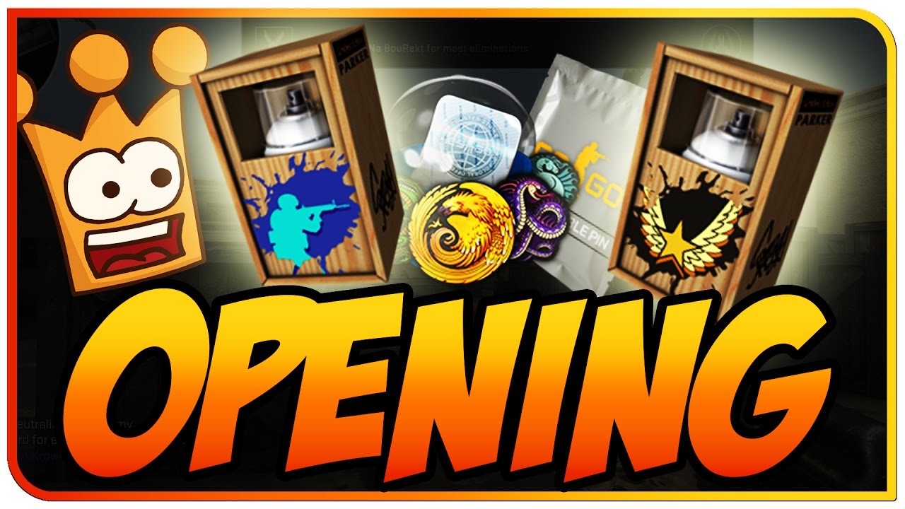 CS GO Graffiti Box Update Pin Capsules und Sticker Opening Gaben im ...