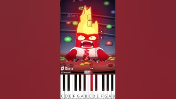 Riley gets Angry (@fash) Inside Out Animation - Octave Piano Tutorial