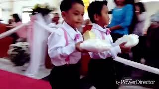 Leody And Grace Wedding - Frankie Shone As Coin Bearer Pamilya Kidoy