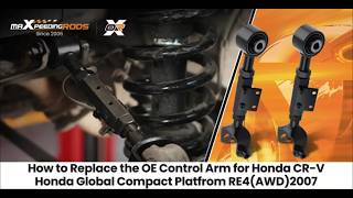 How to Install the Rear Upper Control Arm kit for Honda CR-V 2007