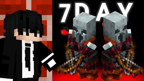 قضيت 7 ايام في أخطر سيـرفر في ماين كرافت !