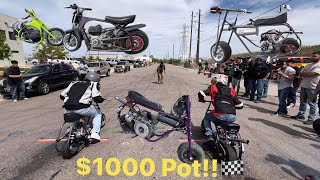 Denver Mini Bike Drags $1,000 Pot. -update where I been