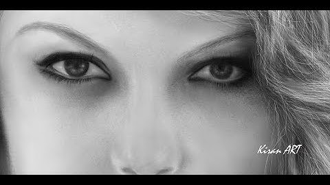 Portrait ART of Taylor Swift (Time-lapse)