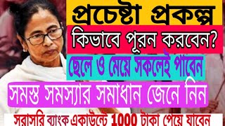 Prachesta prakalpa form fill up|Online apply|Problem Solve|প্রচেষ্টা প্রকল্পে ফরম কিভাবে পূরন করবেন।