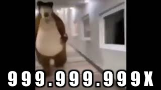 Bear chasing person down hall 999x Speed meme Resimi