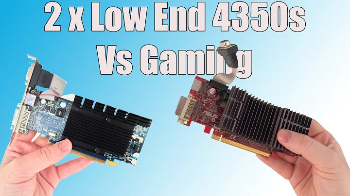 Unveiling Crossfire: HD 4350s Gaming Test