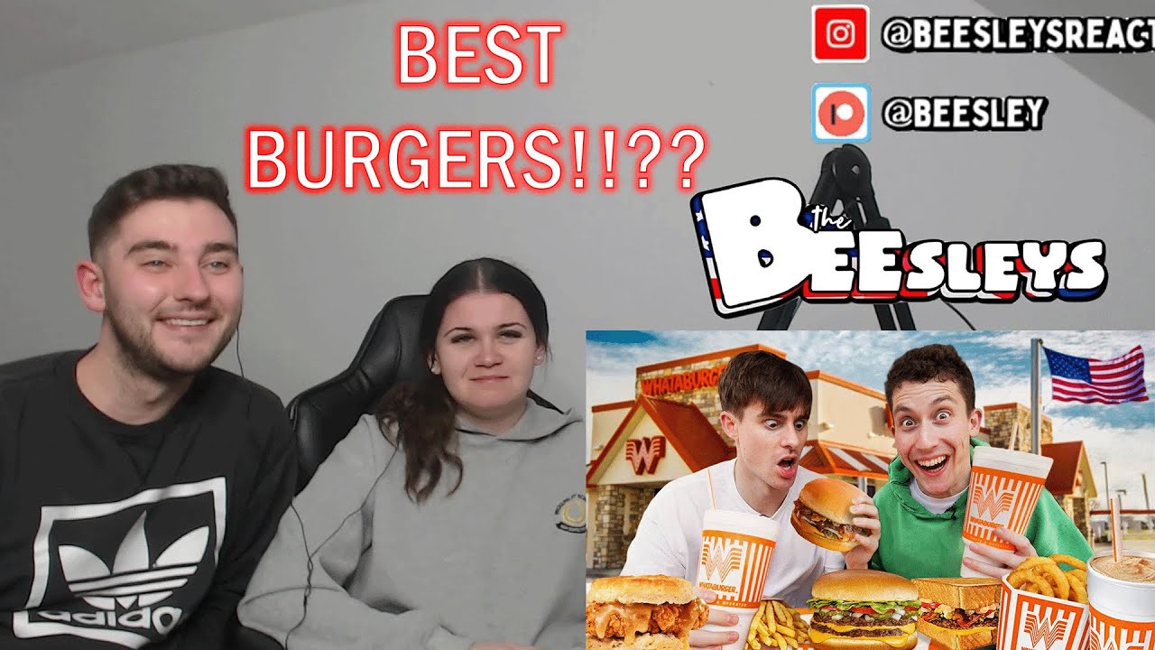 Brits try Whataburger for the first time! (Reaction)