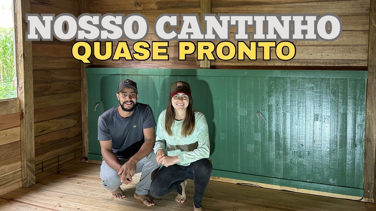 Mais uma etapa concluída — Nosso quarto na chácara já está quase pronto!