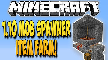 Minecraft Tutorial | 1.10 Mob Spawner Item Farm ! ! !