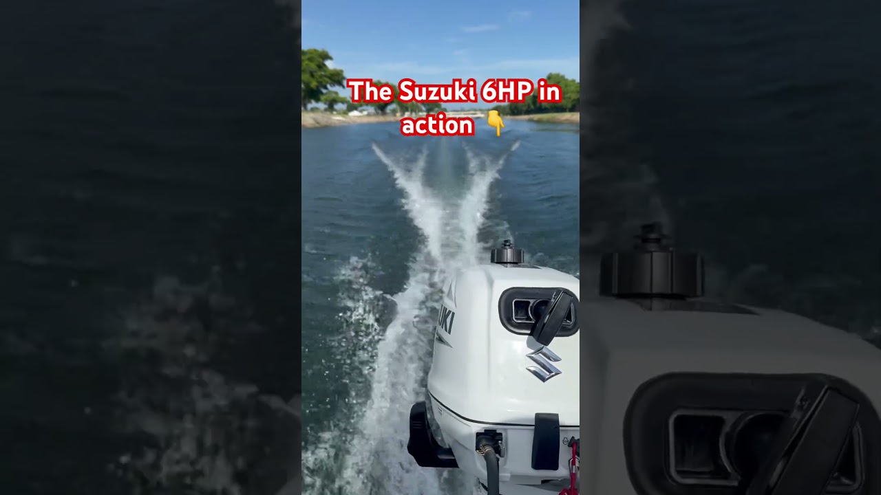 6HP Suzuki Outboard — Small Motor, Big Push 🛥️