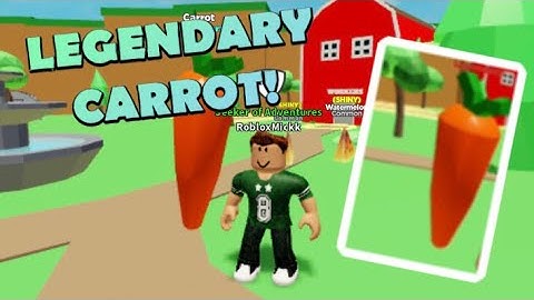LEGENDARY CARROT! | Roblox Clicking Simulator 2.0