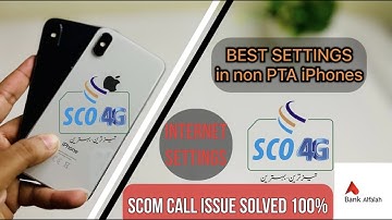 SCOM SIM 4G internet settings | Scom Sim call problem issue Solved - scom sim balance & Packages