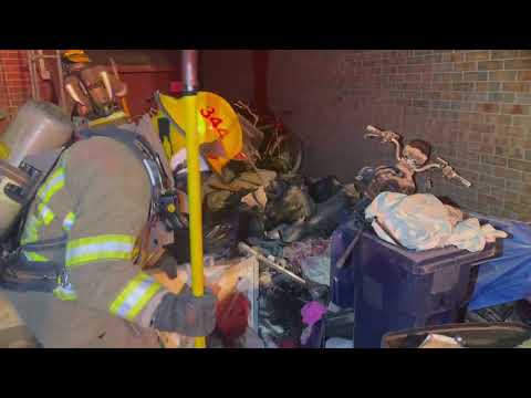 Rubbish Fire Cobourg April 12, 2023