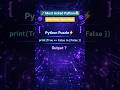 😱Only 1% Coders Can Answer This Python Puzzle🔥#python #codingchallenge #shorts